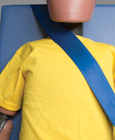 Poor shoulder belt fit