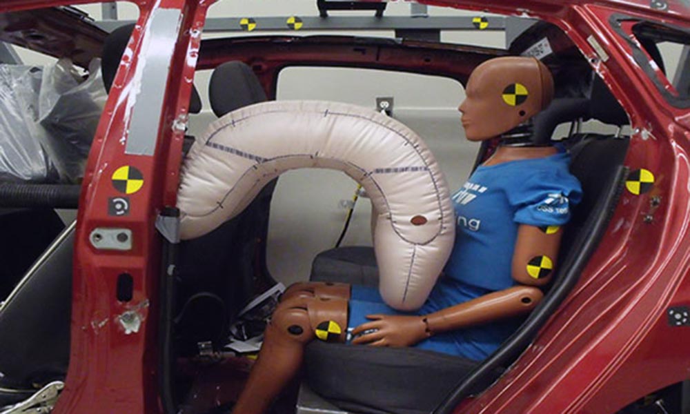 Rear seat frontal airbag