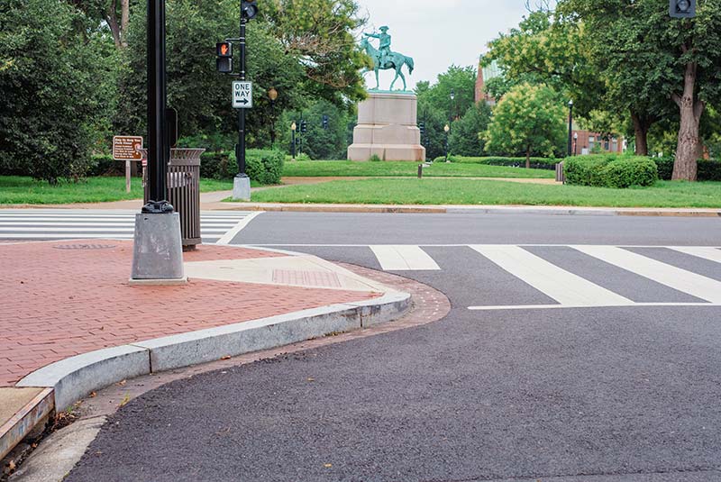 Curb extension