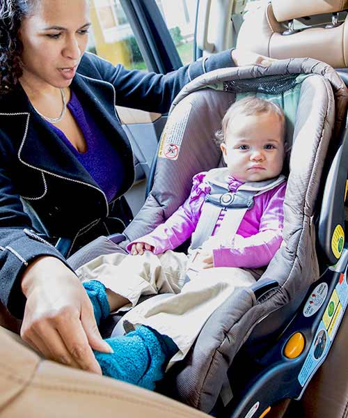 Rear-facing child seat