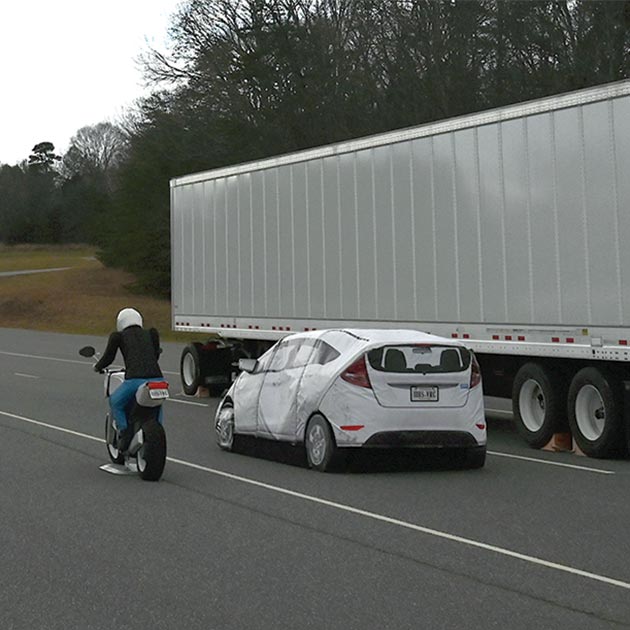 Updated vehicle-to-vehicle test