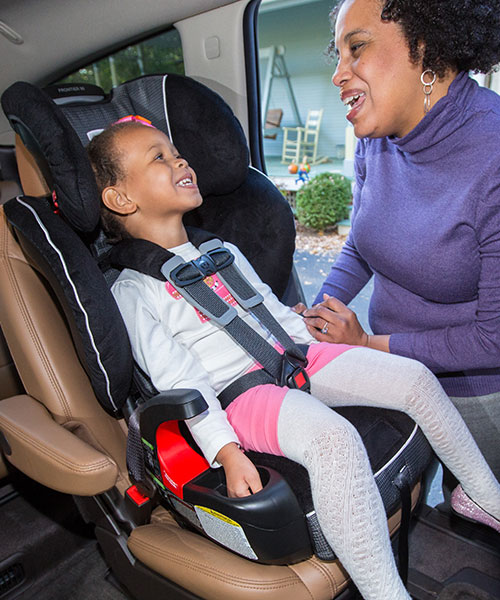 Forward-facing child seat